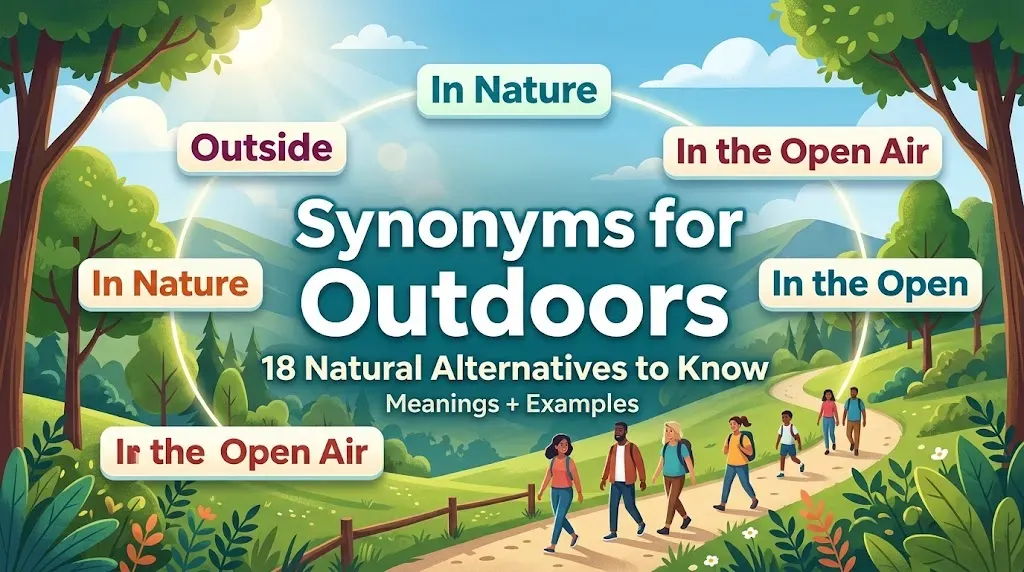 synonyms for outdoors