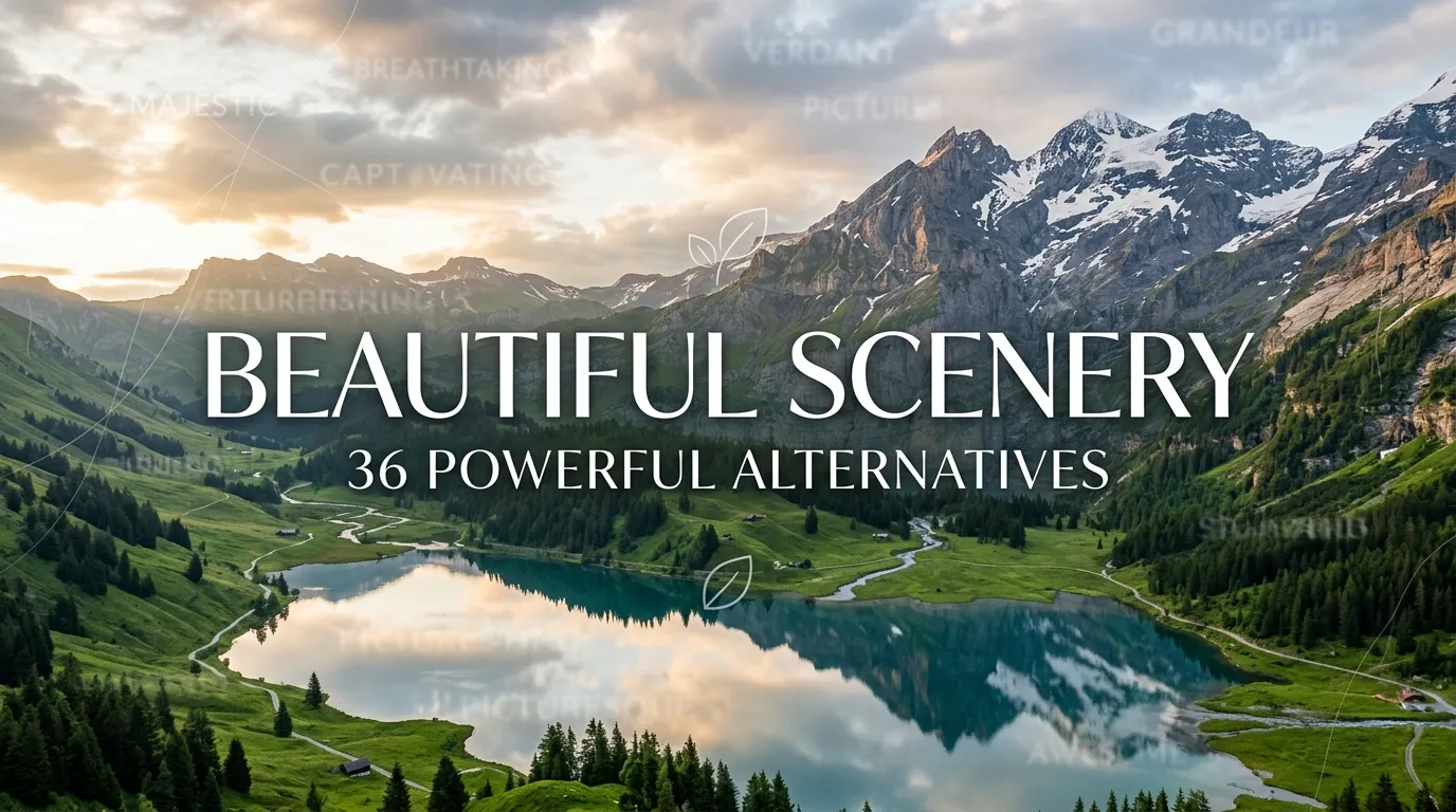 Synonyms for Beautiful Scenery