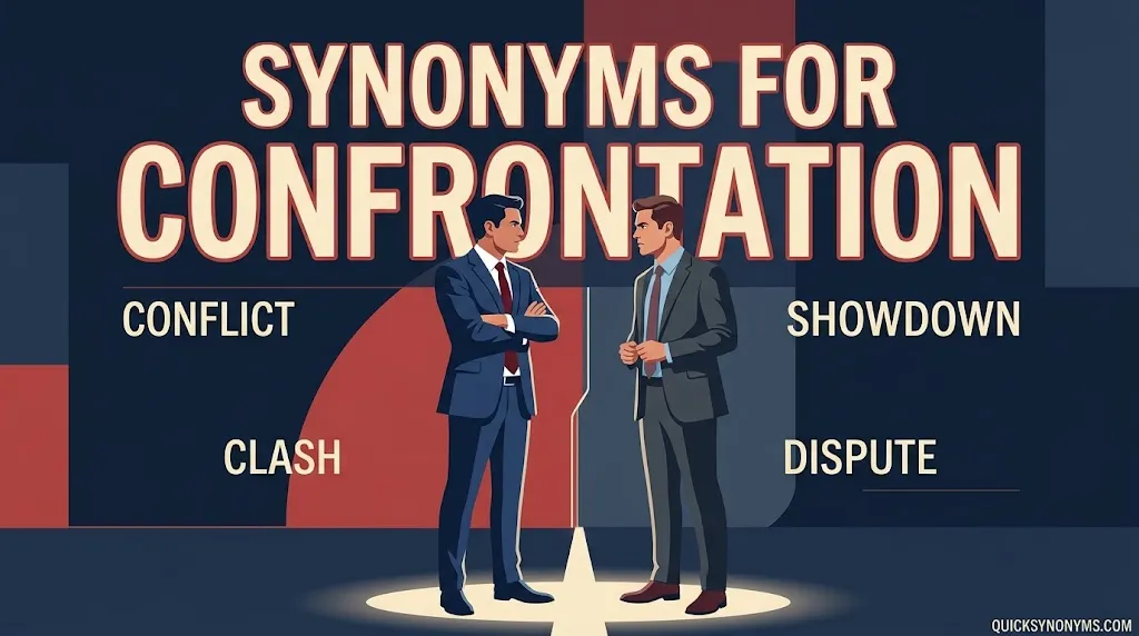 Synonyms for Confrontation