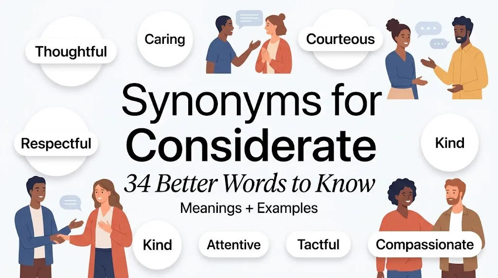 synonyms for Considerate