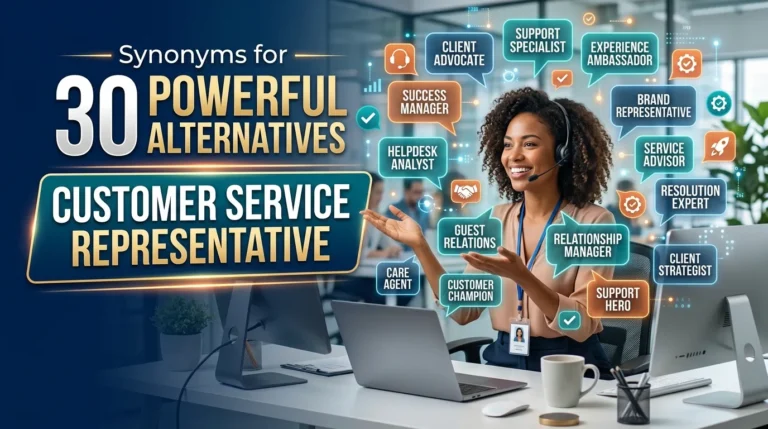 synonyms for customer service representative