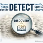 synonyms for Detect