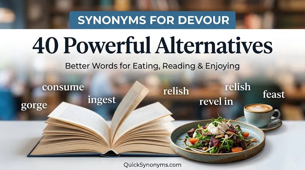 synonyms for devour