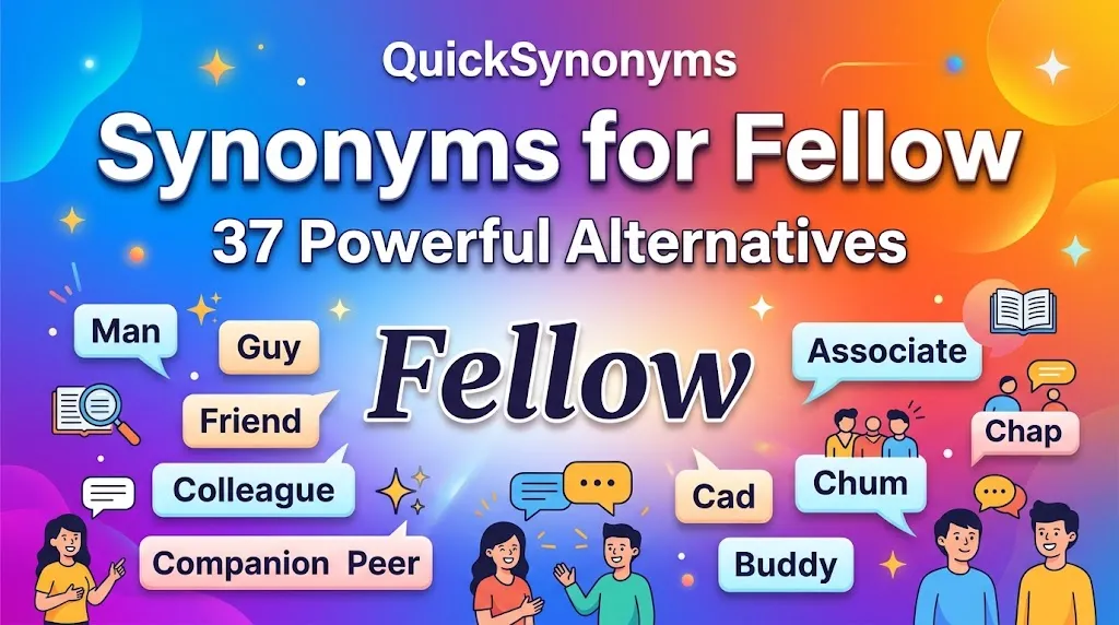 synonyms for Fellow