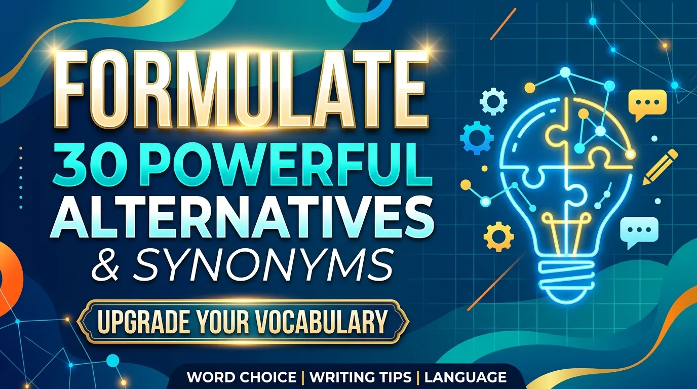 synonyms for formulate