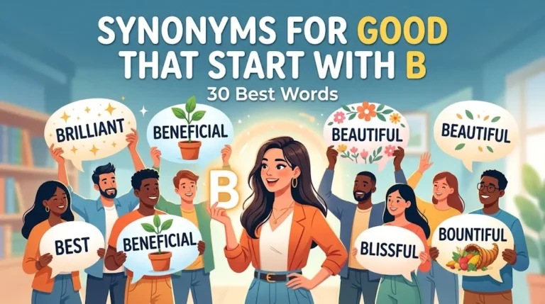 synonyms for good that start with b