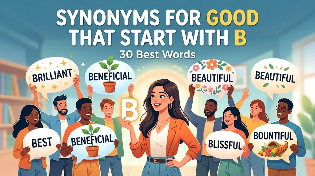 synonyms for good that start with b