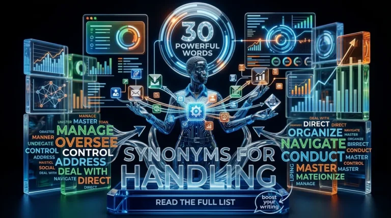 Synonyms for Handling
