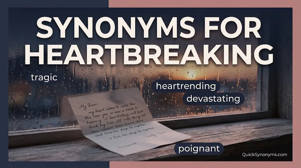 Synonyms for Heartbreaking