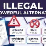synonyms for Illegal