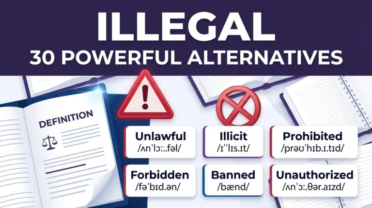 synonyms for Illegal