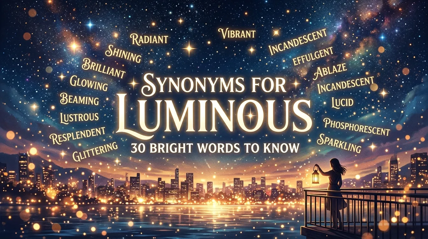 Synonyms for Luminous