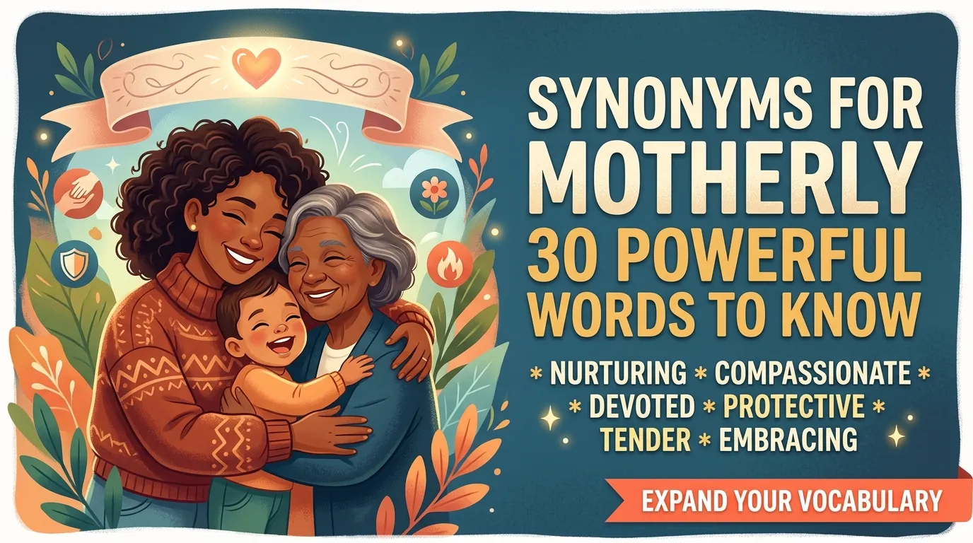 synonyms for motherly