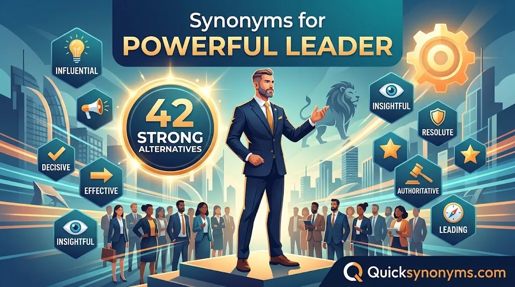 synonyms for powerful leader