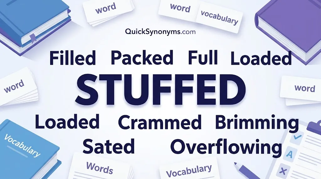Synonyms for Stuffed