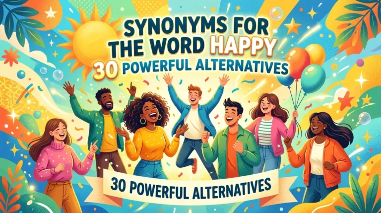 synonyms for the word happy