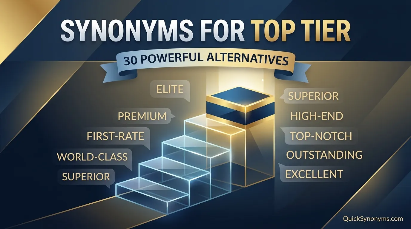 synonyms for Top tier