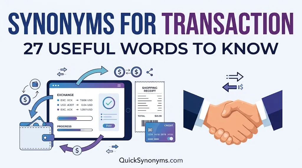 synonyms for Transaction