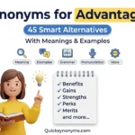 synonyms for Advantages