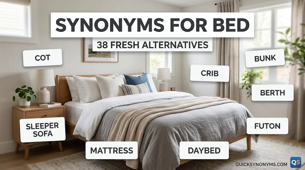 synonyms for bed