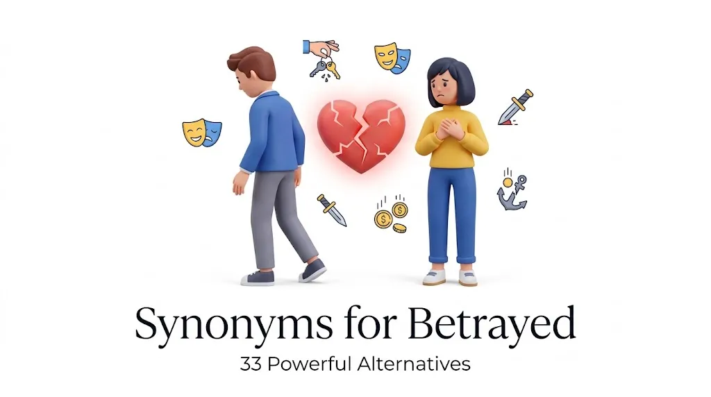 synonyms for betrayed