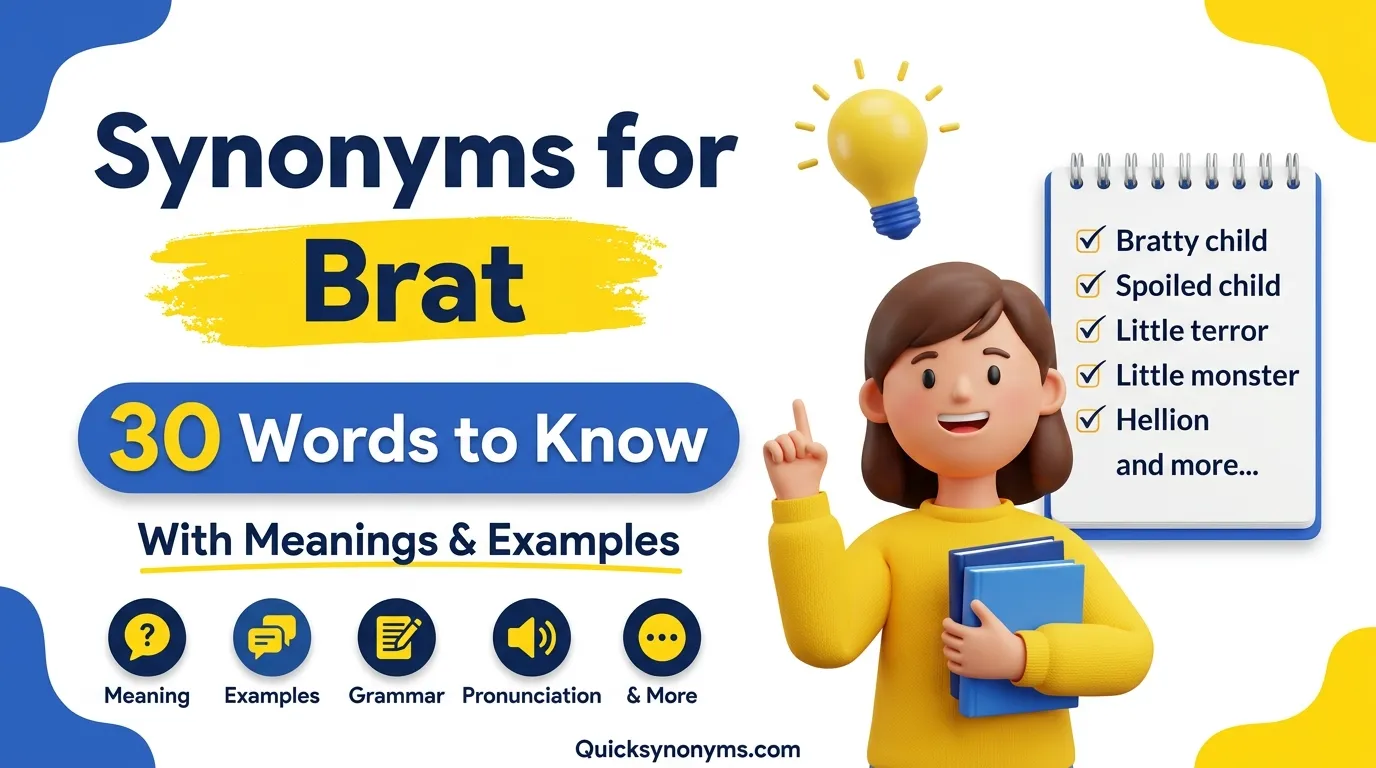 synonyms for Brat