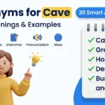 synonyms for cave