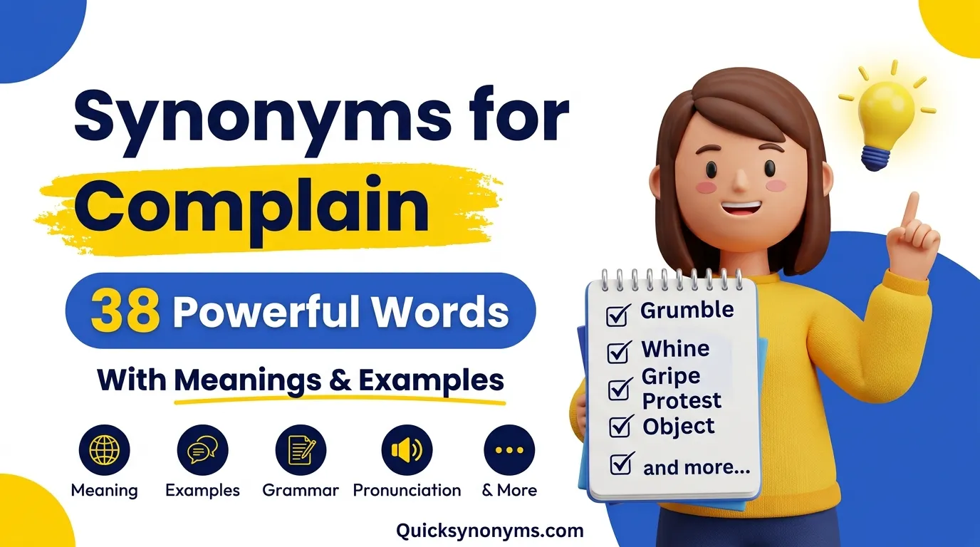 synonyms for Complain