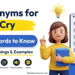 synonyms for Cry