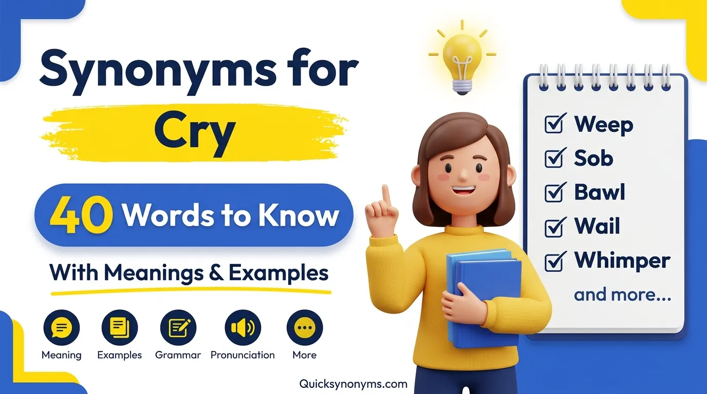 synonyms for Cry