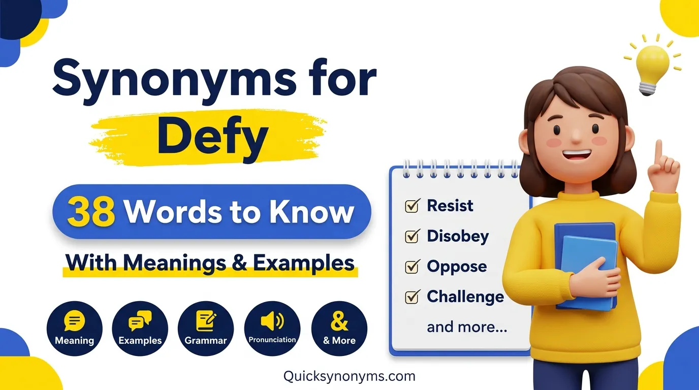 synonyms for Defy
