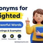 synonyms for Delighted
