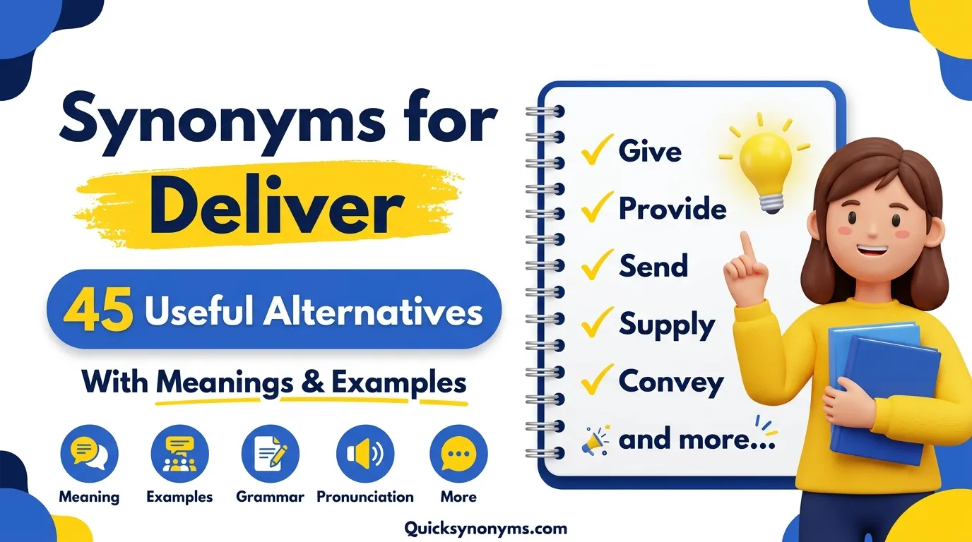 synonyms for deliver