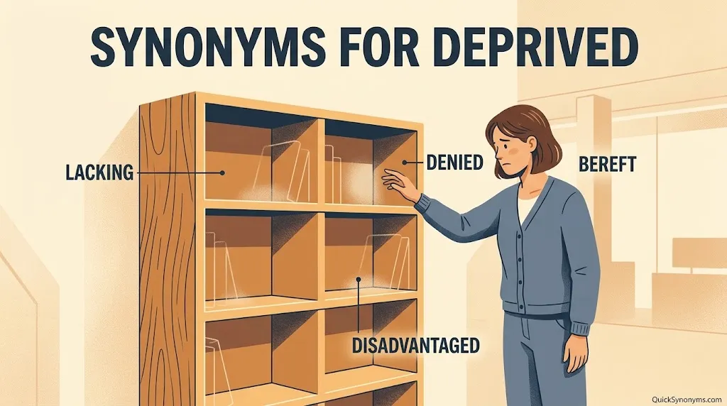 synonyms for deprived