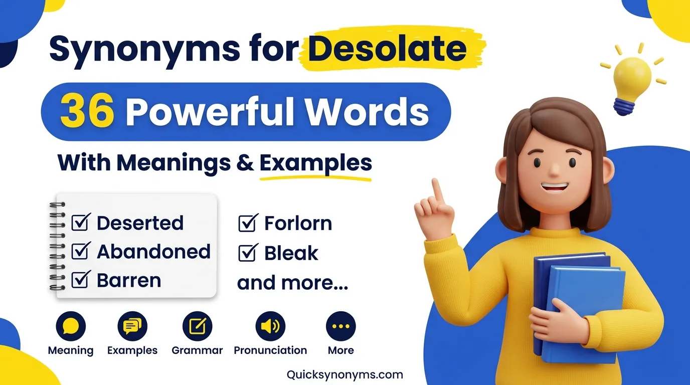 synonyms for Desolate
