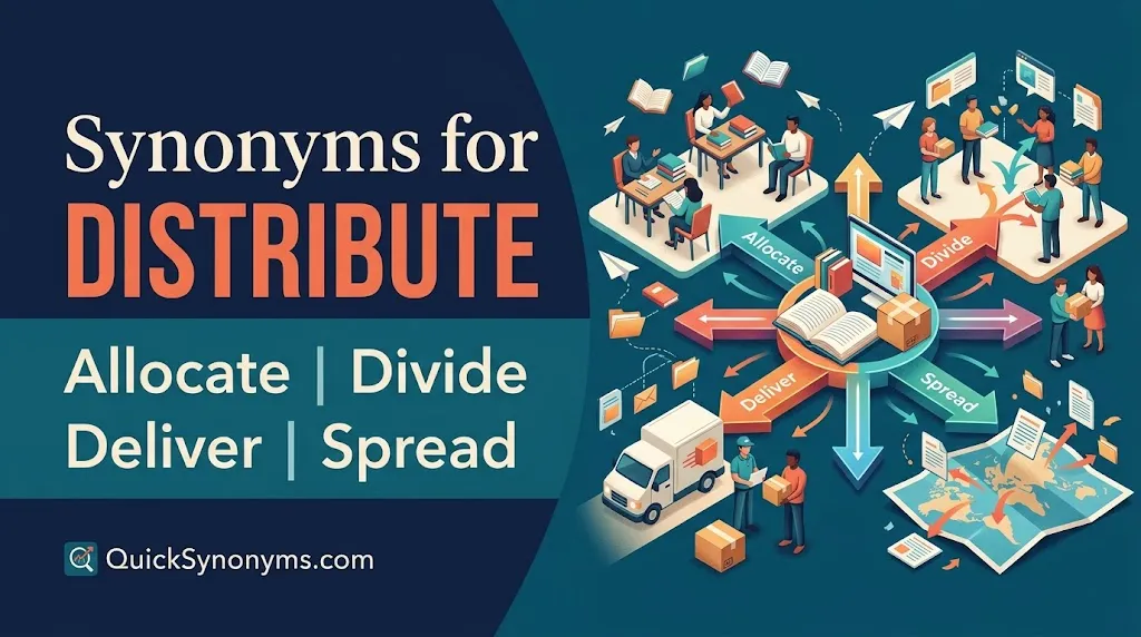 synonyms for Distribute