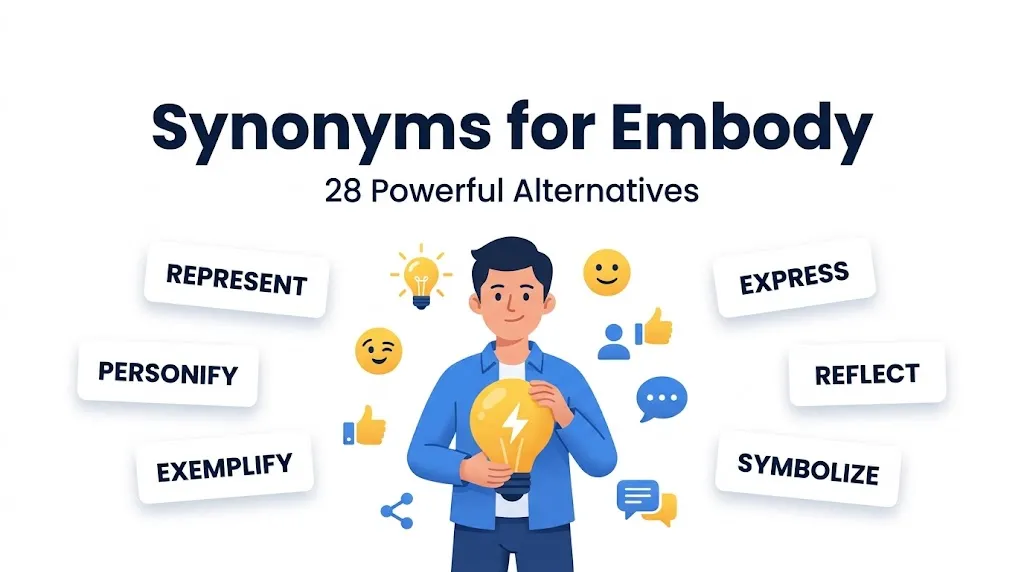 synonyms for embody