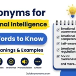 synonyms for Emotional intelligence