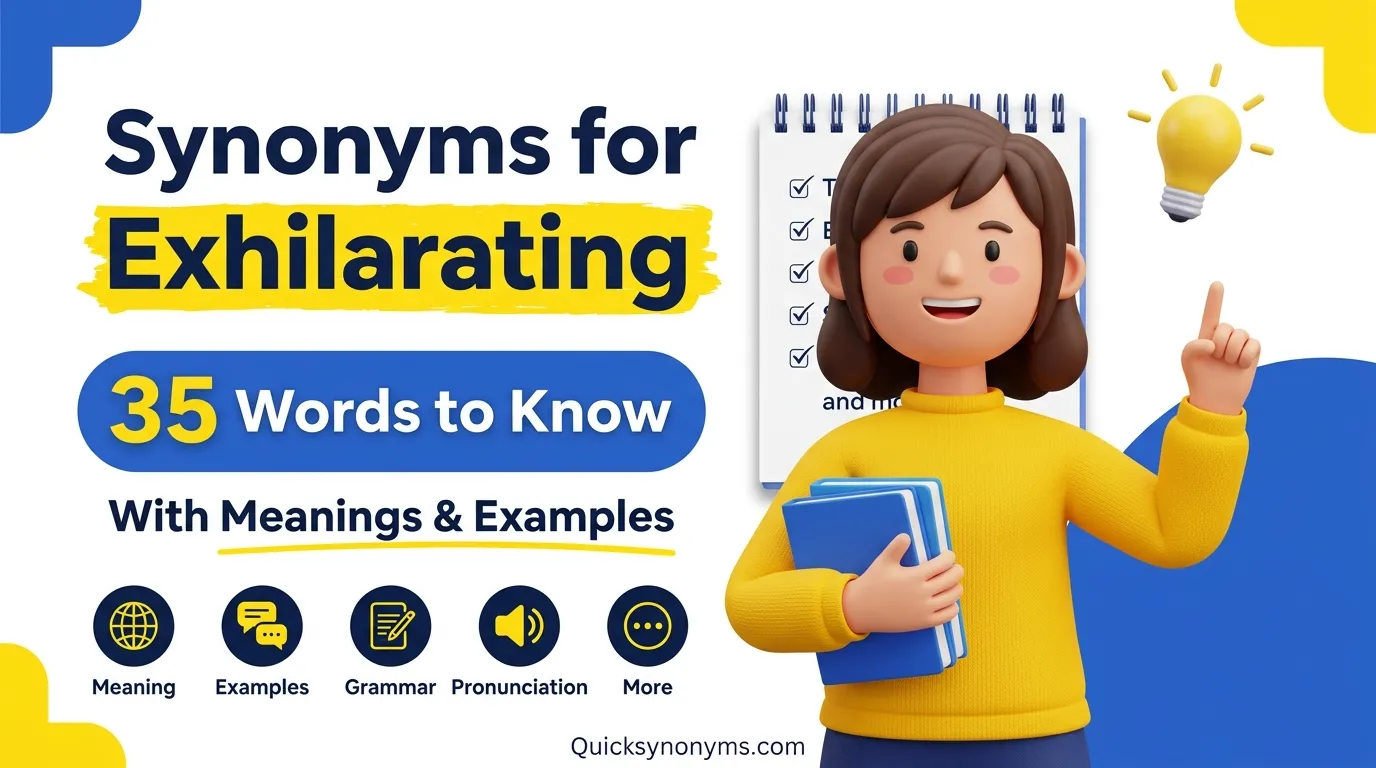 synonyms for Exhilarating
