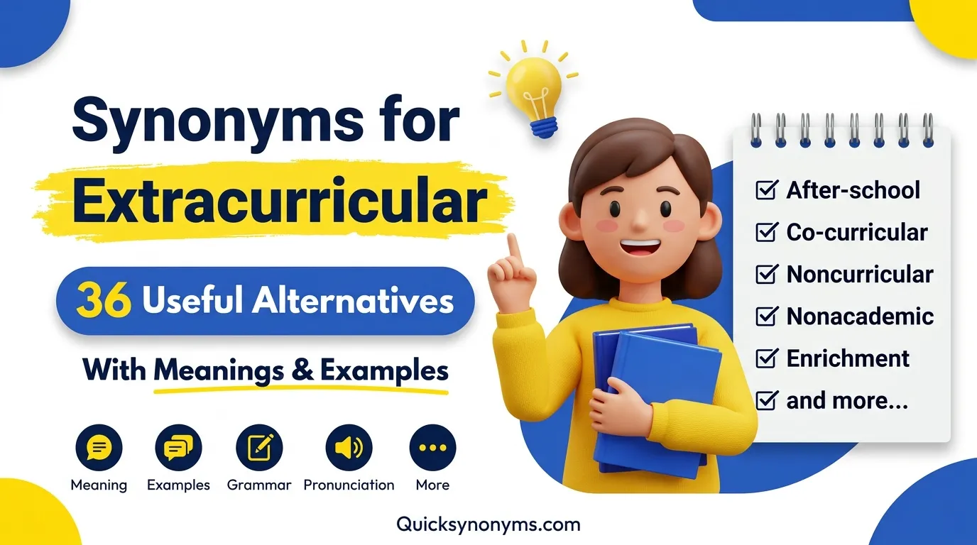 synonyms for extracurricular