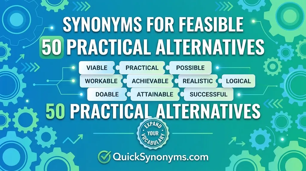 synonyms for feasible