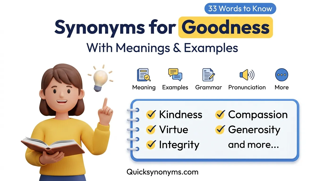 synonyms for goodness
