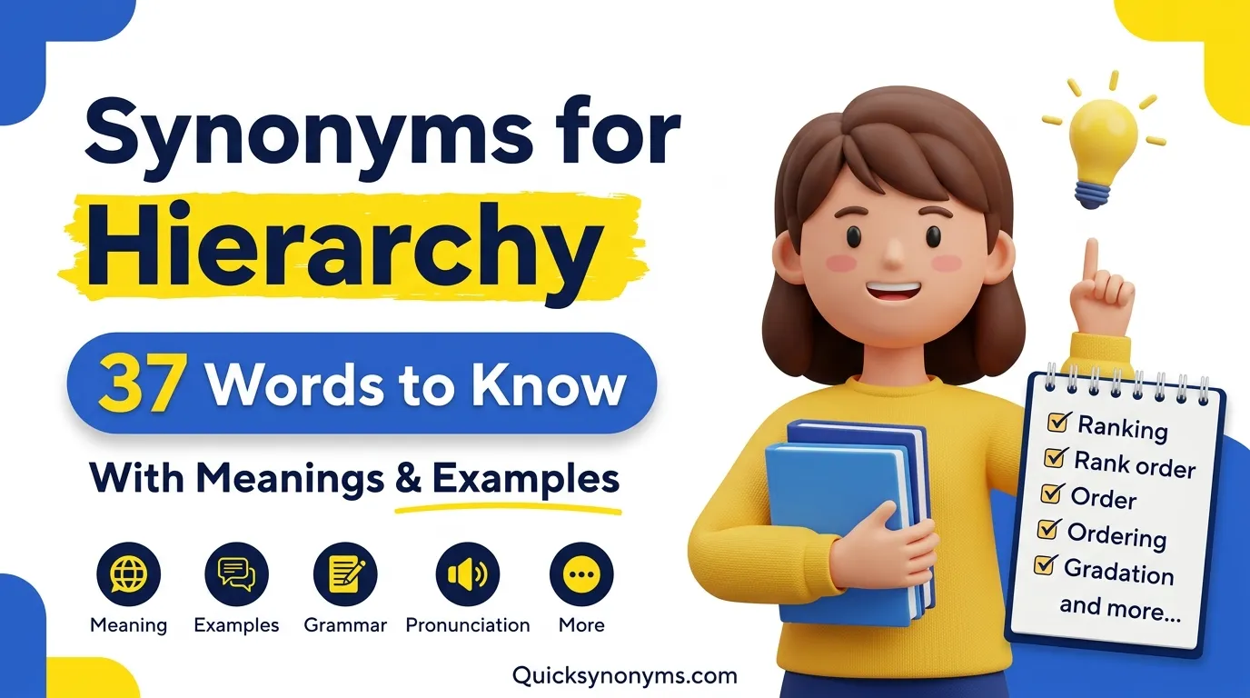 synonyms for Hierarchy
