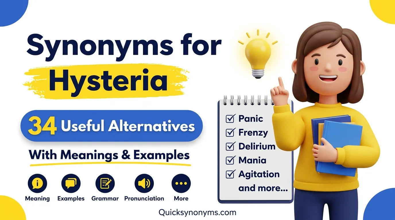 synonyms for hysteria