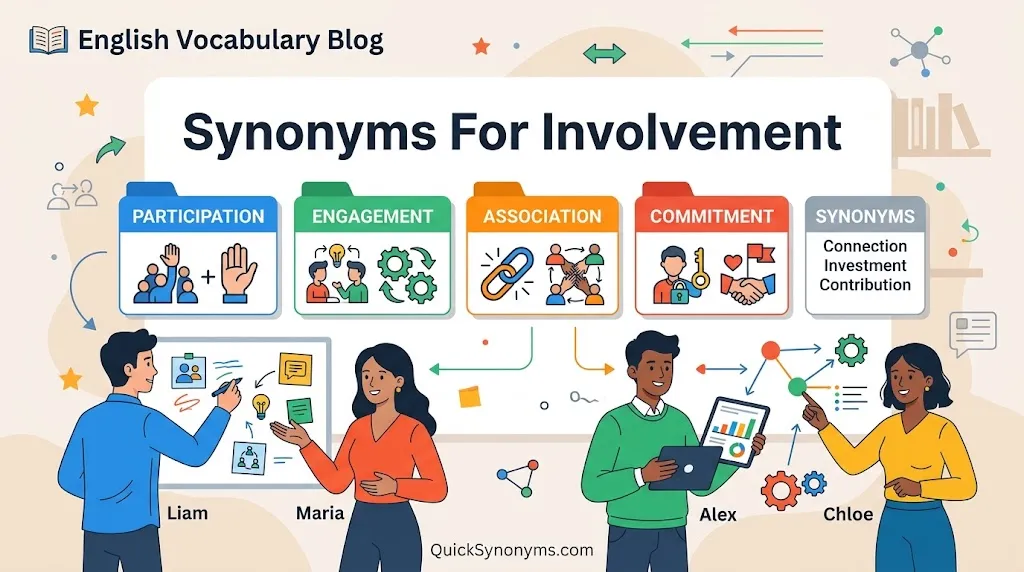 synonyms for involvement