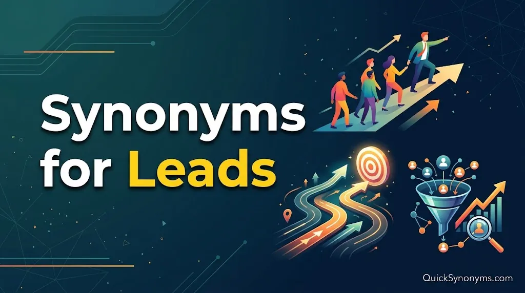 synonyms for Leads