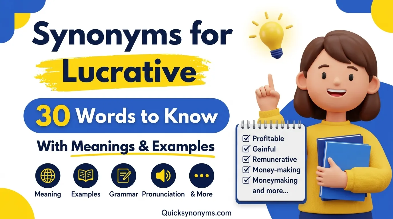 synonyms for Lucrative