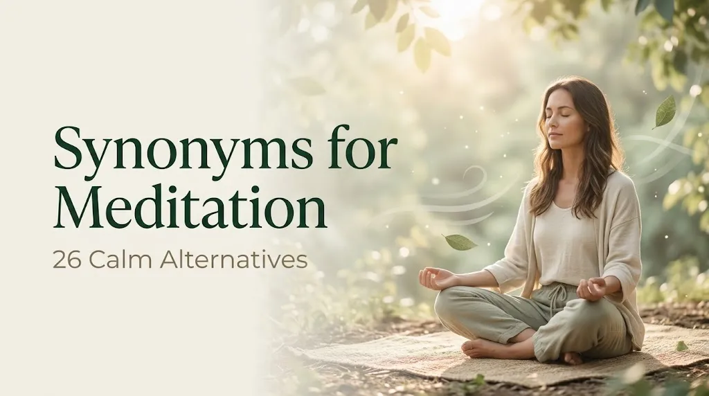synonyms for meditation