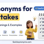 synonyms for Mistakes