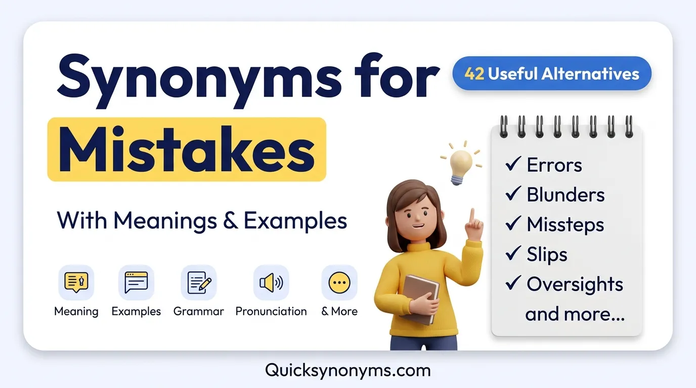 synonyms for Mistakes